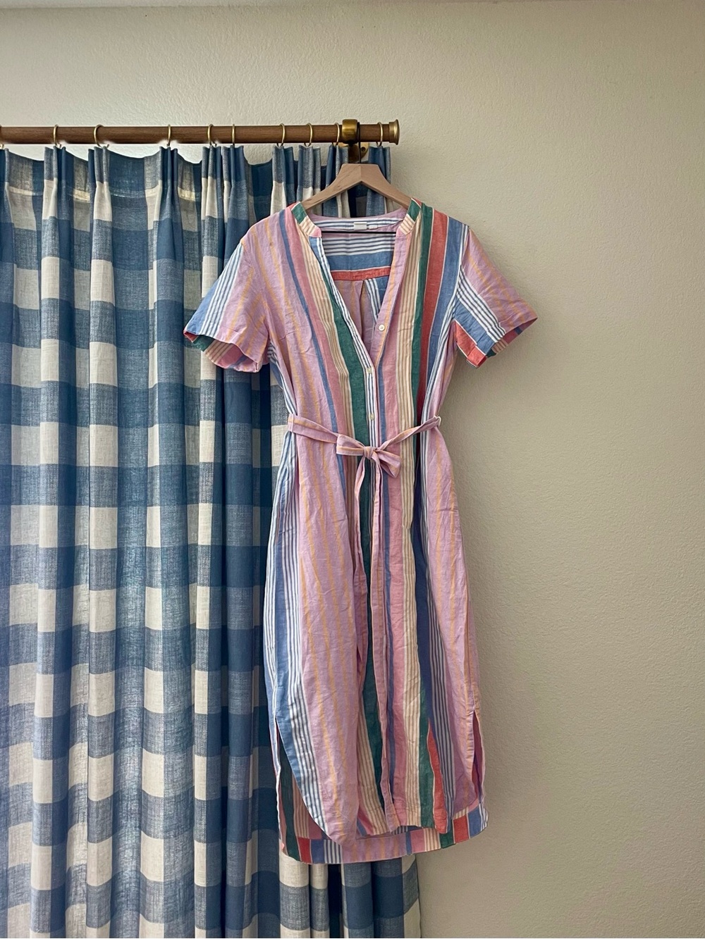 Gap Rainbow Stripe Cotton Dress